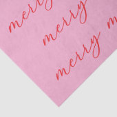 Modern Merry Elegant Script Christmas Holiday 薄葉紙 (詳細)