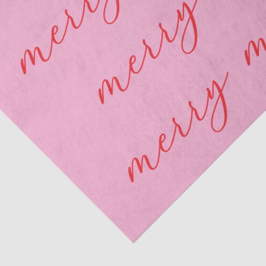 Modern Merry Elegant Script Christmas Holiday 薄葉紙 (詳細)