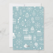 Modern Merry Holiday Photo Card シーズンカード (裏面)