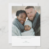 Modern Merry Holiday Photo Card シーズンカード (裏面)