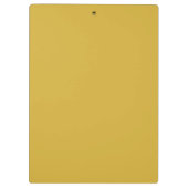 Modern Metallic Gold Clipboard with Custom Text クリップボード (裏面)