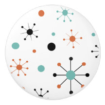 Modern Mid Century Retro Atomic Abstract