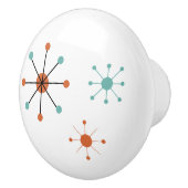 Modern Mid Century Retro Atomic Abstract セラミックノブ (右)
