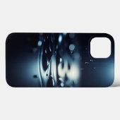 Modern Midnight Dew Phone Case Elegant Dark Liquid Case-Mate iPhoneケース (裏面 (横))