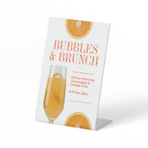 Modern Mimosa Cocktail Bar or Table Brunch LTO