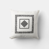 Modern Mindfulness Pillow | Tibetan Minimalist Aes クッション (正面)