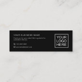  Modern Mini Packaging Inserts For Online Shops スキニー名刺 (裏面)