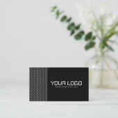Modern Minimal Brand Logo Business Card Design 名刺 (スタンド正面)