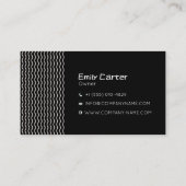 Modern Minimal Brand Logo Business Card Design 名刺 (裏面)