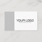 Modern Minimal Brand Logo Business Card Design 名刺 (正面)
