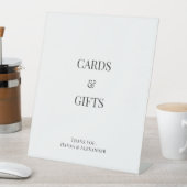 Modern Minimal Cards & Gifts Wedding Sign 台座サイン (インサイチュ)