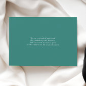 Modern Minimal Chic Graduation Announcement Card 案内状