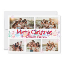 Modern Minimal Christmas Whimsical Doodle 5 Photo