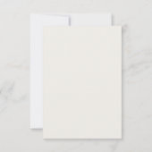 Modern Minimal City Hall Wedding RSVP Card (裏面)