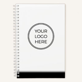 Modern Minimal Custom Logo Business Notebook ノートブック