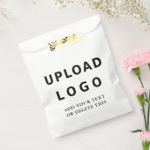 Modern Minimal Elegant Personalized Business Logo フェイバーバッグ (封をした状態)