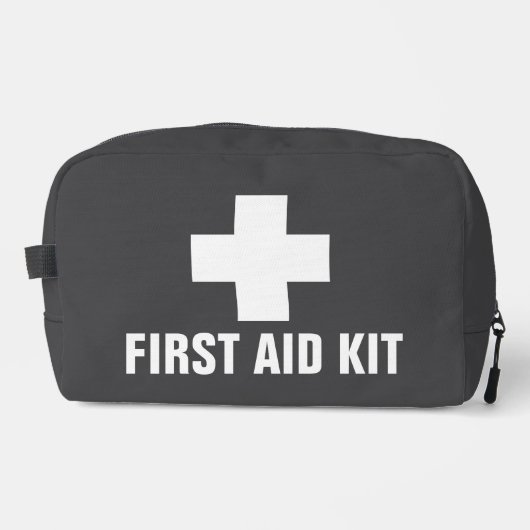 Modern Minimal Emergency First Aid Identification ドップキット (正面)