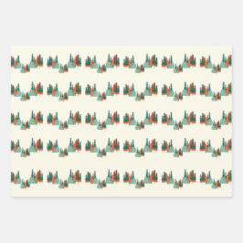 Modern Minimal Gift Wrap ラッピングペーパーシート