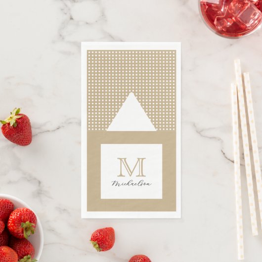 Modern Minimal Gold Elegant Monogram (インサイチュ)