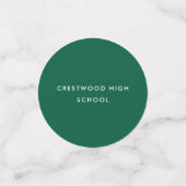 Modern Minimal Green Photo Graduation Party コンフェッティ (スモール正面)