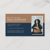 Modern Minimal Lawyer Law Firm Attorney Photo  名刺 (正面)