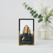 Modern Minimal Luxury Social Influencer QR Code 名刺 (スタンド正面)