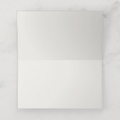 Modern Minimal Micro Wedding Place Card プレイスカード (内部開封)