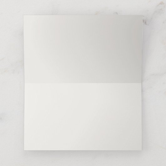 Modern Minimal Micro Wedding Place Card プレイスカード (内部開封)