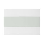 Modern Minimal Minimalist Sage Green Wedding 招待状ベリーバンド (裏面例)