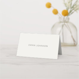 Modern Minimal Monogram Wedding プレイスカード