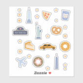 Modern Minimal NYC Icon シール (シート)