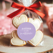 Modern Minimal One Smart Cookie Graduation Party ラウンドシール