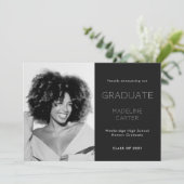 Modern Minimal Photo Graduation 案内状 (スタンド正面)