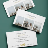 Modern Minimal Photographer Business Cards