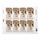 Modern Minimal Pottery Ceramic Business Box Wrap ラベル (フルシート)