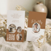 Modern Minimal Pottery Photo Collage Business Card 名刺