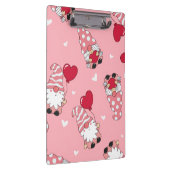 Modern Minimal Red Heart Valentine’s Day Present クリップボード (右)