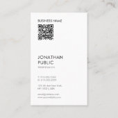 Modern Minimal Simple Elegant Professional Oceania 名刺 (裏面)