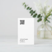 Modern Minimal Simple Elegant Professional Oceania 名刺 (スタンド正面)