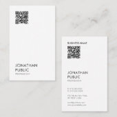 Modern Minimal Simple Elegant Professional Oceania 名刺 (正面/裏面)