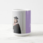 Modern Minimal Sleek Chic Masters Graduation Gift コーヒーマグカップ (中央)