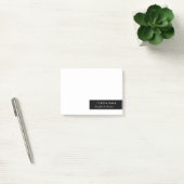 Modern Minimal | Stylish Black and White Notes ポストイット (オフィス)