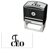 Modern Minimal The CEO Blue セルフインキングスタンプ (インサイチュ)