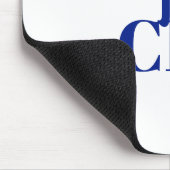 Modern Minimal The CEO Blue マウスパッド (コーナー)