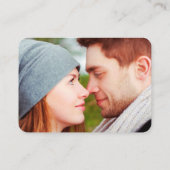 Modern Minimal Wedding Website QR Code Insert Card エンクロージャーカード (裏面)