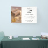 Modern Minimalis Business Logo Photo Professional 横断幕 (トレードショー)