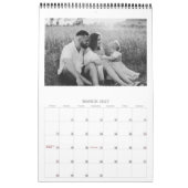 Modern Minimalist 2026 Photo Calendar カレンダー (3月 2027)
