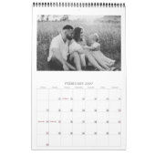 Modern Minimalist 2026 Photo Calendar カレンダー (2月 2027)