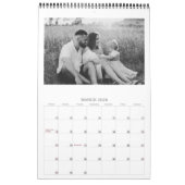 Modern Minimalist 2026 Photo Calendar カレンダー (3月 2026)