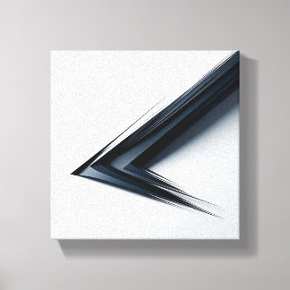 Modern Minimalist Abstract Sharp Vector - 3D キャンバスプリント